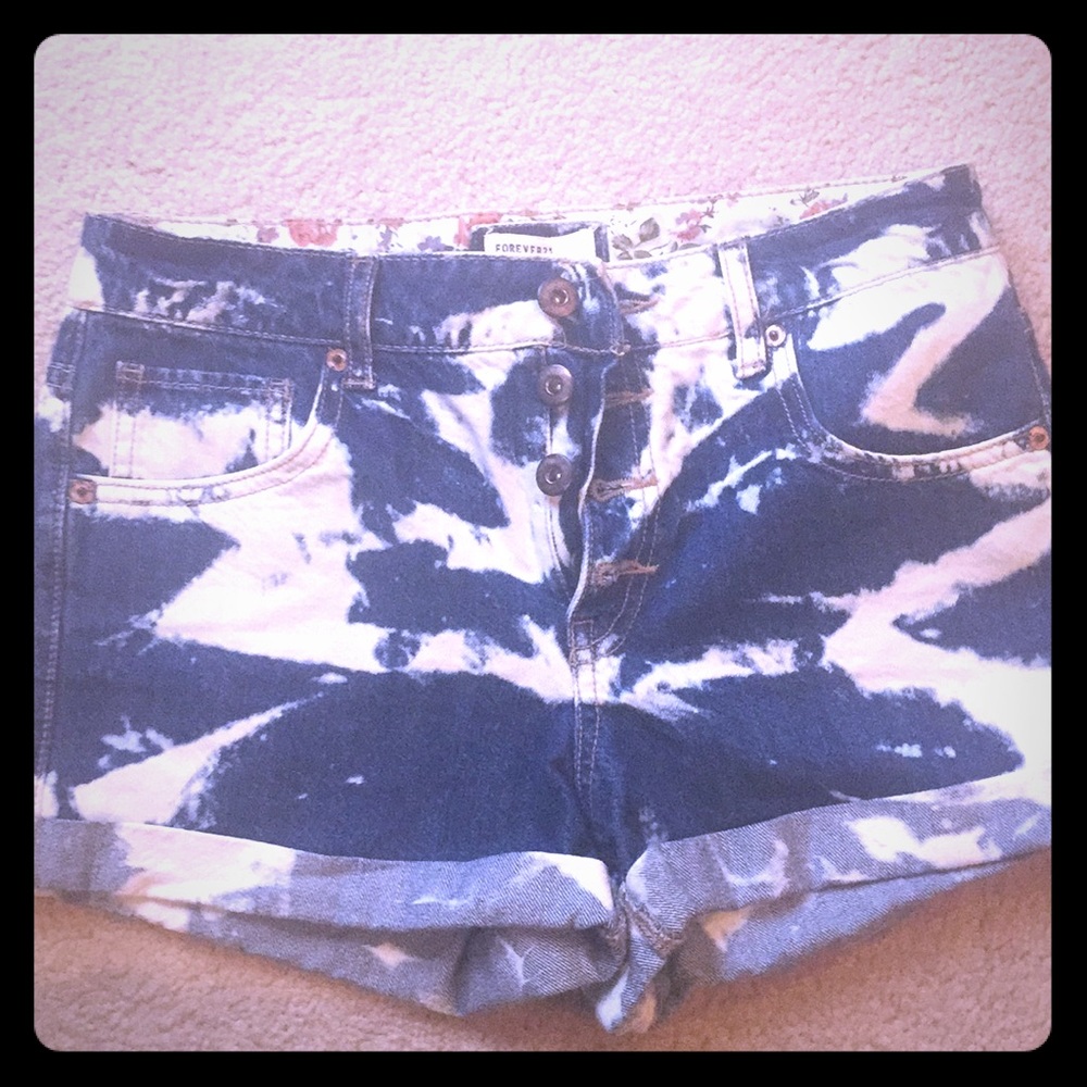 High rise shorts